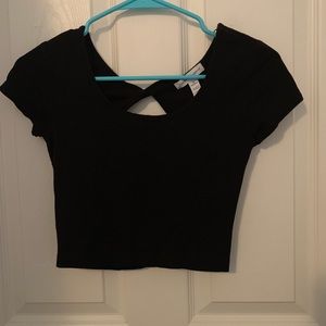Black women’s crop top